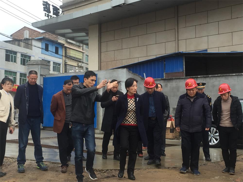 2018年3月2日縣委書記黃美萍等領(lǐng)導(dǎo)到我司松溪縣工農(nóng)路安置房綜合體建設(shè)項目工地現(xiàn)場進(jìn)行調(diào)研工作