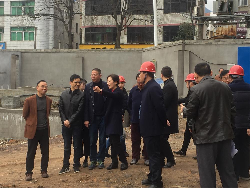 2018年3月2日縣委書記黃美萍等領(lǐng)導(dǎo)到我司松溪縣工農(nóng)路安置房綜合體建設(shè)項目工地現(xiàn)場進(jìn)行調(diào)研工作